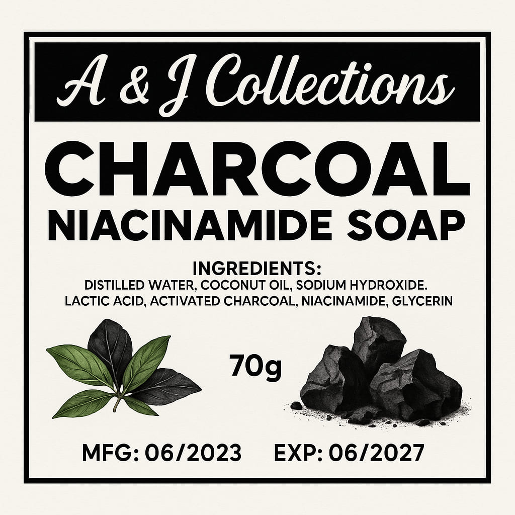 Charcoal Niacinamide Soap