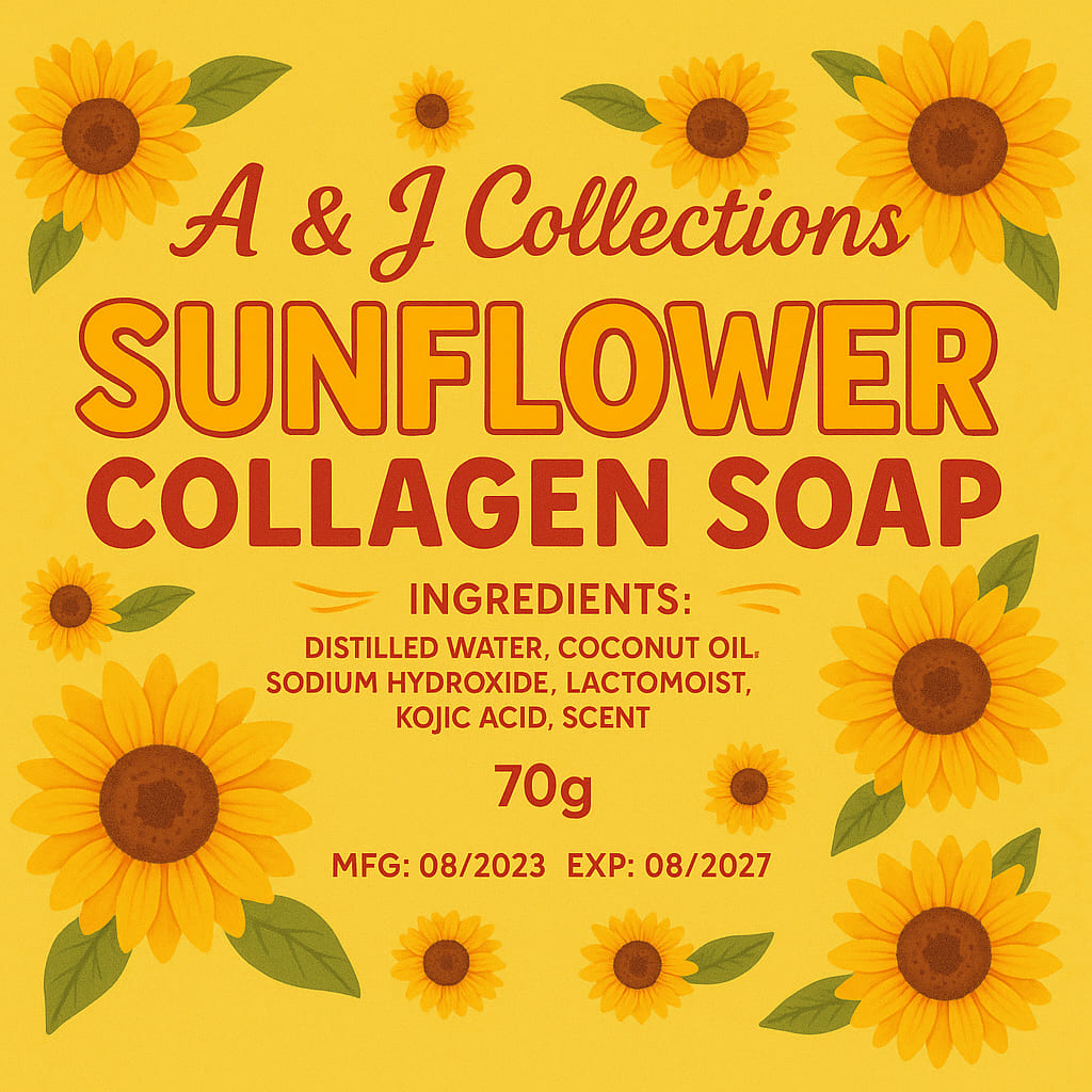 Sunflower Collagen Soap
